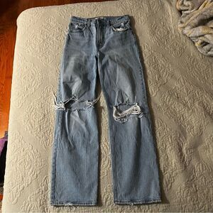 Abercrombie and fitch the 90s relaxed jeans size 28/6